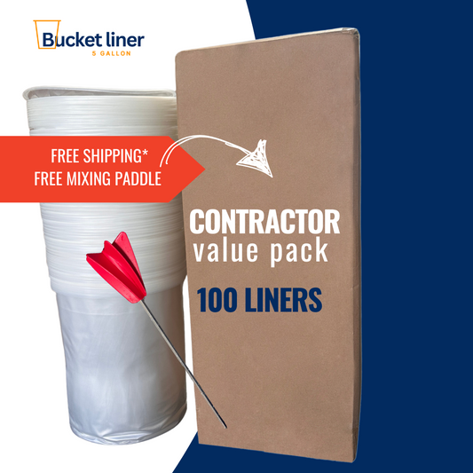 Box of 5Gallon Bucket liners for Home Depot and Lowes Buckets
