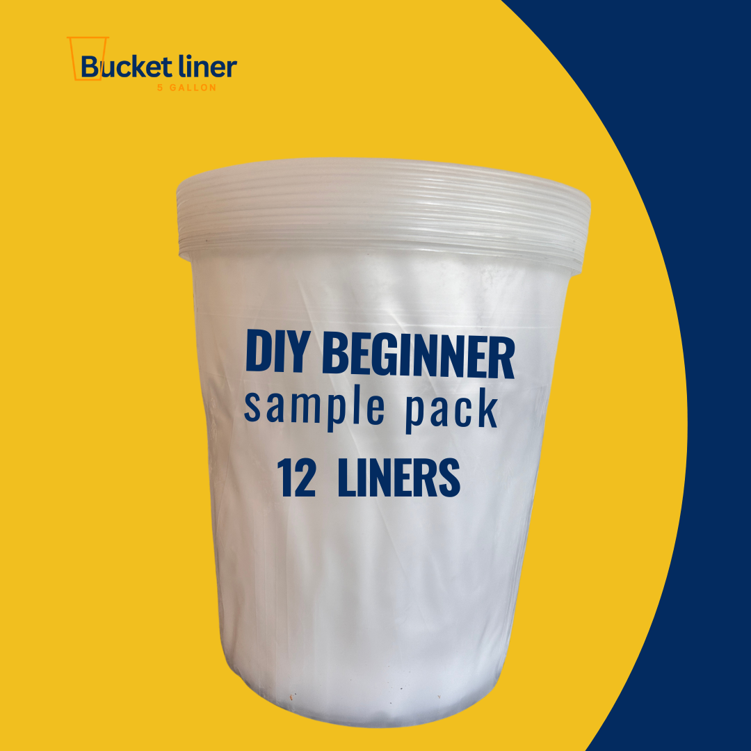 Box of 5 Gallon Bucket liners for Home Depot and Lowes Buckets
