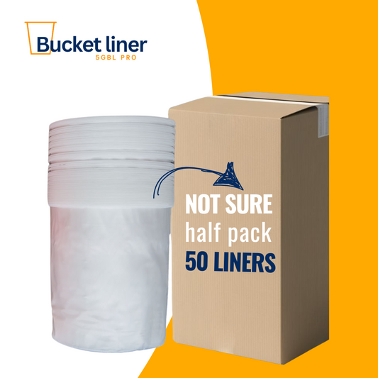 Box of 5Gallon Bucket liners for Home Depot and Lowes Buckets
